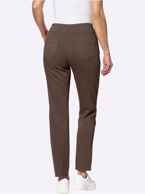 Pantalon à ceinture élastique avec fausses poches et matière confortable - Taille standard - Witt - Kiabi