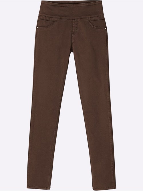 Pantalon à ceinture élastique avec fausses poches et matière confortable - Taille standard - Witt - Kiabi