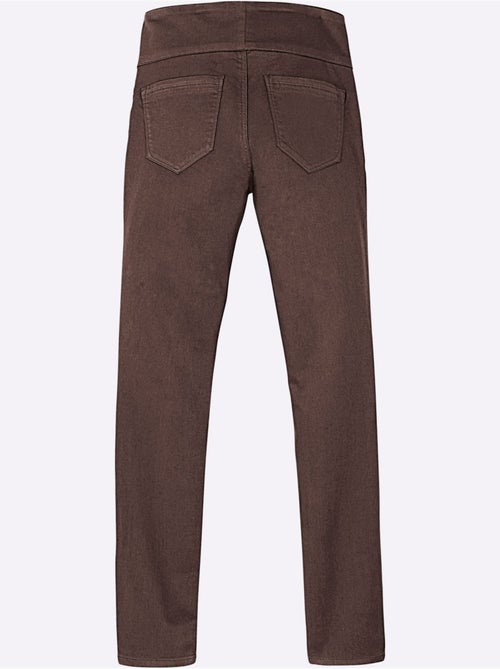 Pantalon à ceinture élastique avec fausses poches et matière confortable - Taille standard - Witt - Kiabi