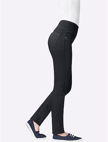 Pantalon avec ceinture élastique et fausses poches avant - taille courte - witt