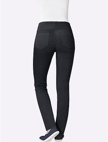 Pantalon avec ceinture élastique et fausses poches avant - taille courte - witt