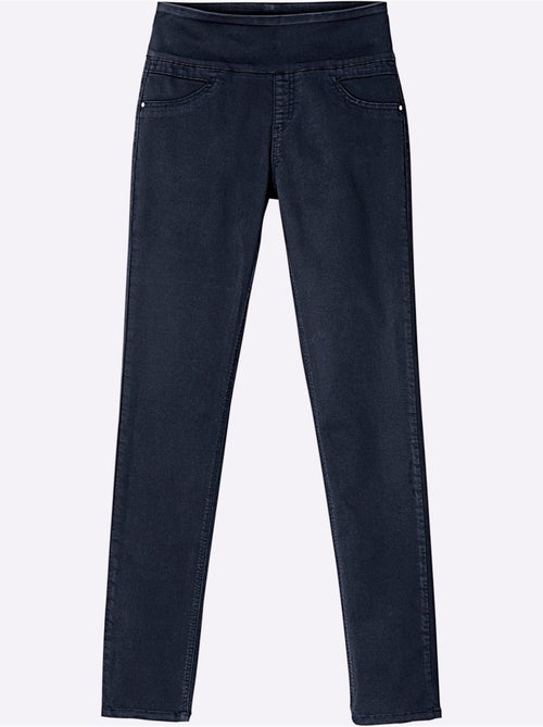 Pantalon à ceinture élastique avec fausses poches et style confortable - Taille courte - Witt - Kiabi