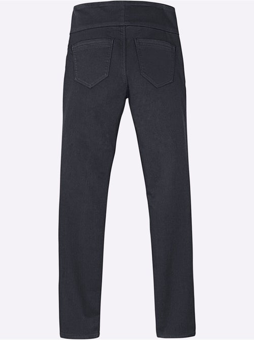 Pantalon à ceinture élastique avec fausses poches et style confortable - Taille courte - Witt - Kiabi