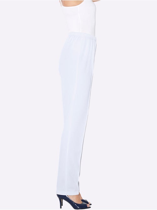 Pantalon à ceinture élastique avec nervures et finition soignée - Taille standard - Moda Vilona - Kiabi Pantalon à ceinture élastique avec nervures et finition soignée - Taille standard - Moda Vilona - Kiabi