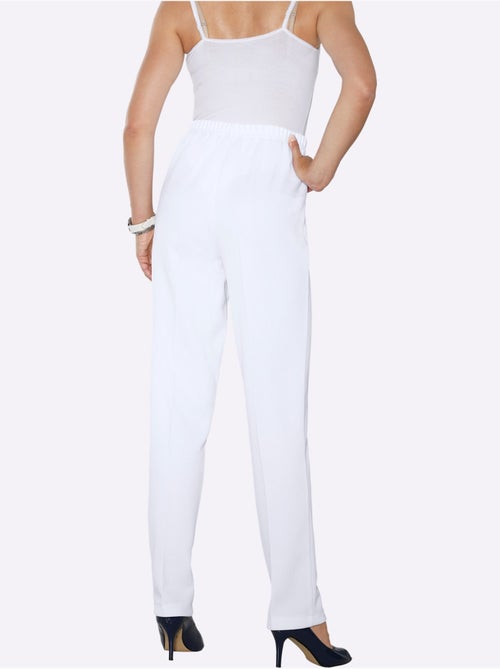 Pantalon à ceinture élastique avec nervures et finition soignée - Taille standard - Moda Vilona - Kiabi Pantalon à ceinture élastique avec nervures et finition soignée - Taille standard - Moda Vilona - Kiabi