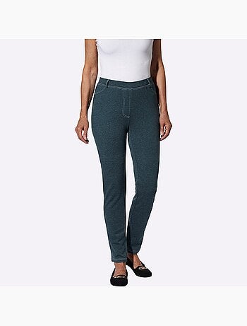 Pantalon avec ceinture élastique et empiècements à poches - Taille courte - Moda Vilona