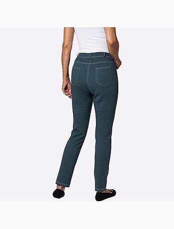 Pantalon avec ceinture élastique et empiècements à poches - Taille courte - Moda Vilona