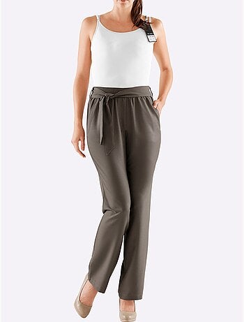 Pantalon léger à ceinture élastique et poches pratiques - taille standard - witt