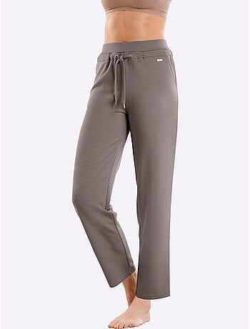 Pantalon à ceinture élastique interlock - taille courte - witt