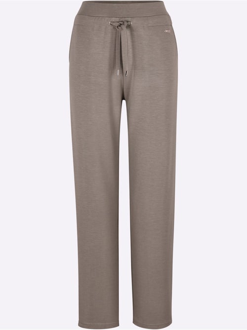 Pantalon à ceinture élastique interlock - taille courte - witt - Kiabi Pantalon à ceinture élastique interlock - taille courte - witt - Kiabi