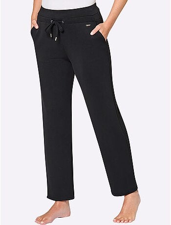 Pantalon à ceinture élastique interlock - taille courte - witt
