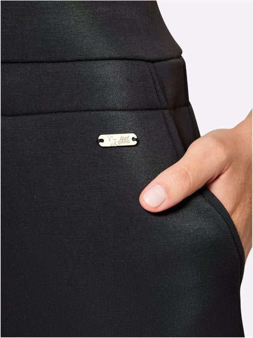 Pantalon à ceinture élastique interlock - taille standard - witt - Kiabi Pantalon à ceinture élastique interlock - taille standard - witt - Kiabi
