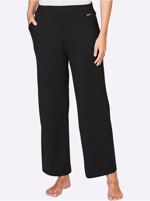 Pantalon à ceinture élastique jersey fin - taille courte - witt - Kiabi Pantalon à ceinture élastique jersey fin - taille courte - witt - Kiabi