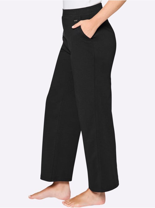 Pantalon à ceinture élastique jersey fin - taille courte - witt - Kiabi Pantalon à ceinture élastique jersey fin - taille courte - witt - Kiabi
