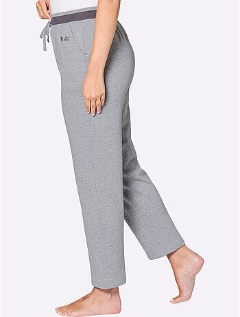Pantalon à ceinture élastique matière sweat - taille courte - witt