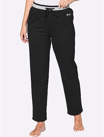 Pantalon à ceinture élastique matière sweat - taille courte - witt