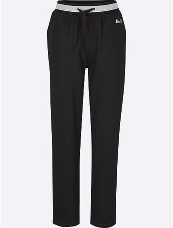 Pantalon à ceinture élastique matière sweat - taille courte - witt