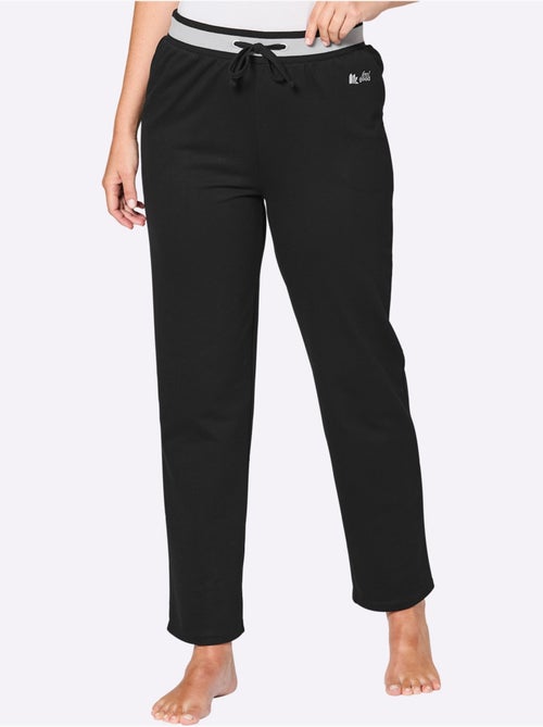 Pantalon à ceinture élastique matière sweat - taille courte - witt - Kiabi