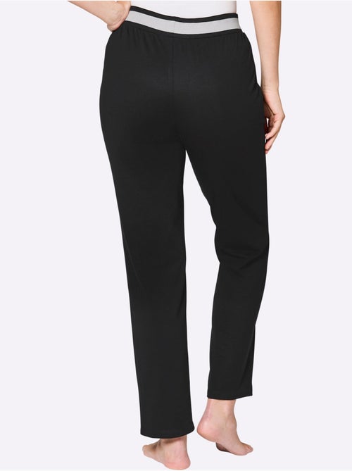 Pantalon à ceinture élastique matière sweat - taille courte - witt - Kiabi