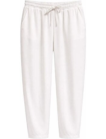 Pantalon à cordon de serrage coupe cigarette mixray