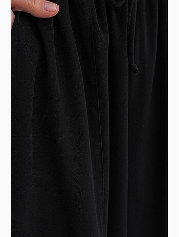 Pantalon à cordon de serrage coupe cigarette mixray