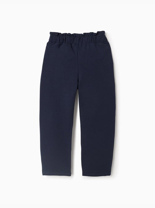 Pantalon à coupe droite avec nœud décoratif - Kiabi