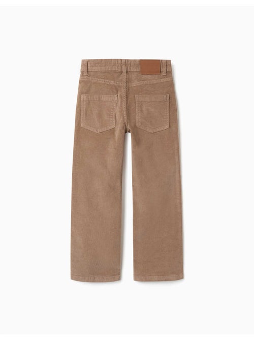 Pantalon à coupe droite en velours côtelé - Kiabi Pantalon à coupe droite en velours côtelé - Kiabi
