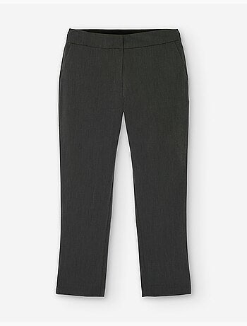 Pantalon à coupe regular en sergé avec poches