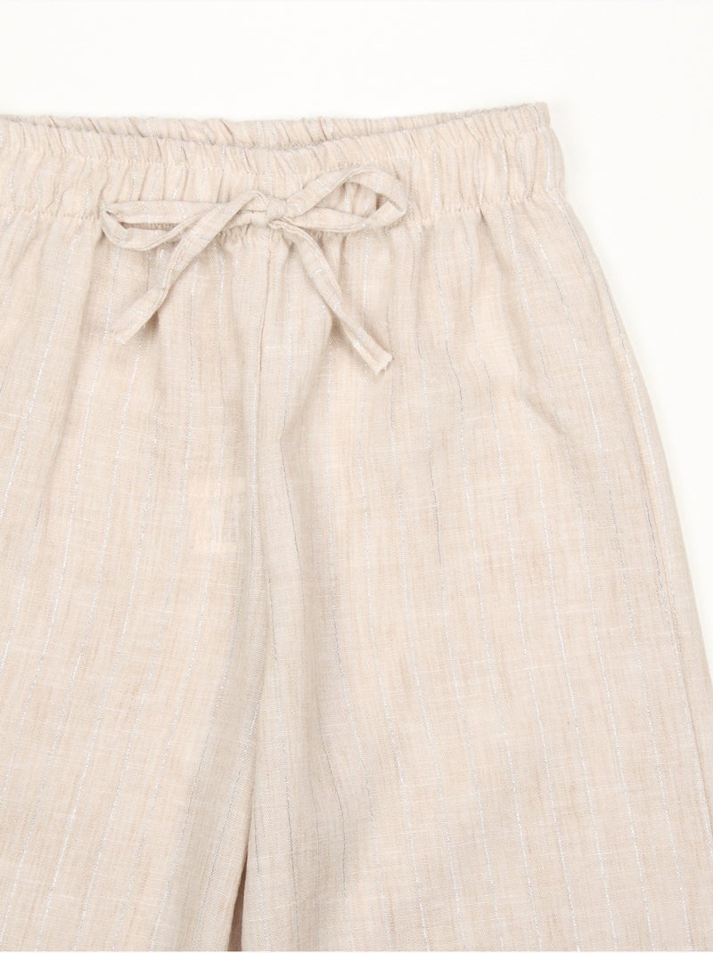 Pantalon à élastiques - Kids Star Beige - Kiabi