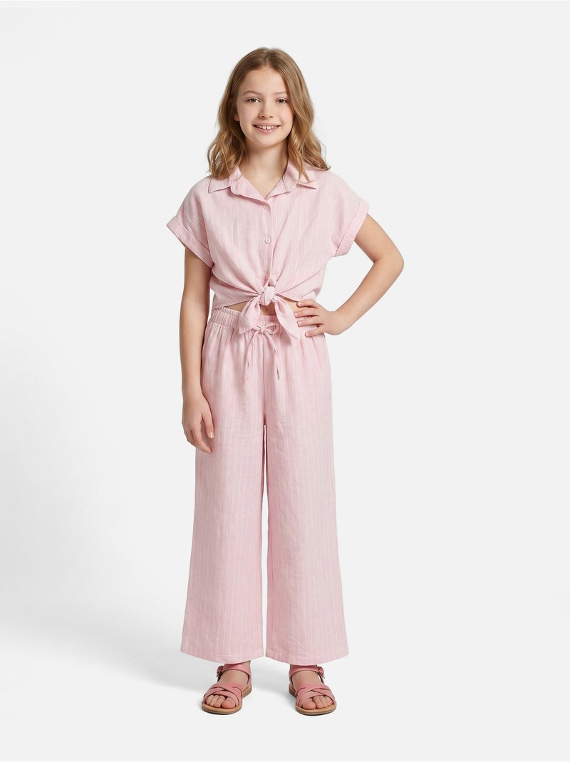 Pantalon à élastiques - Kids Star Rose - Kiabi