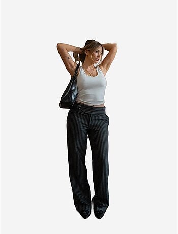 Pantalon à fines rayures jennifer