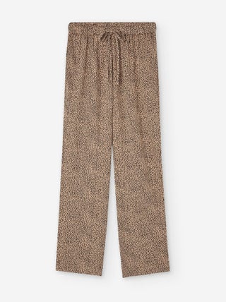 Pantalon à Imprimé Animal