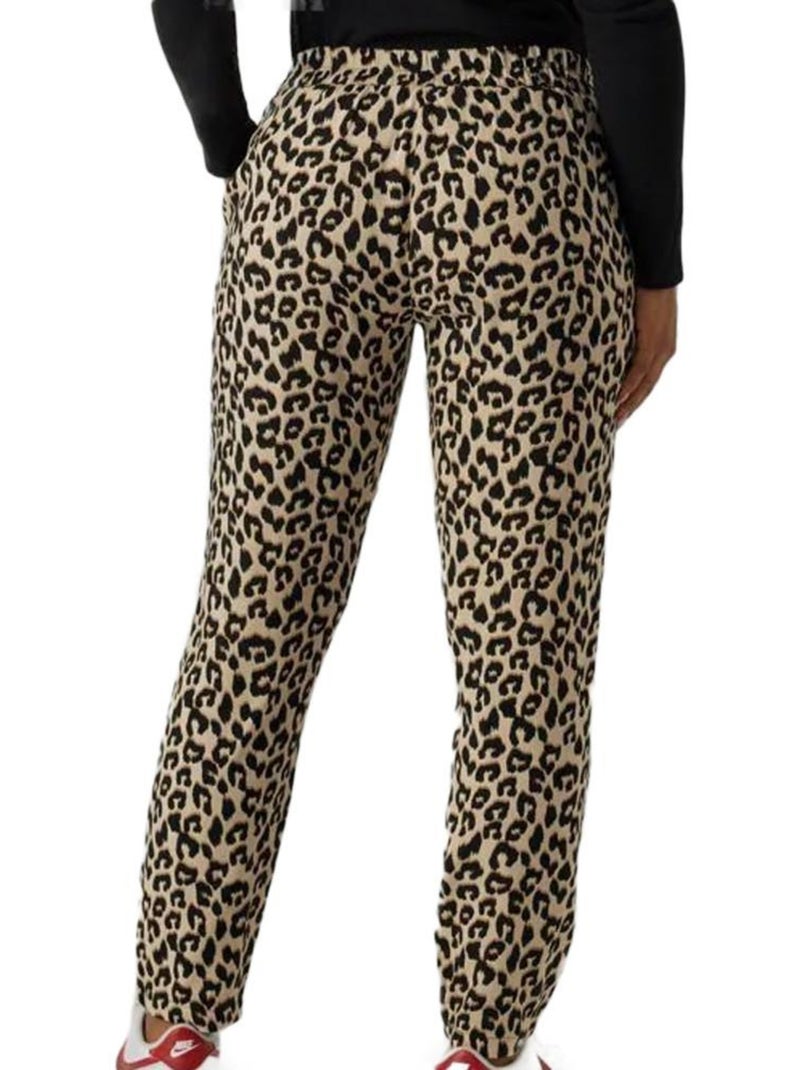 Pantalon à Imprimés Femme Vero Moda Beige - Kiabi
