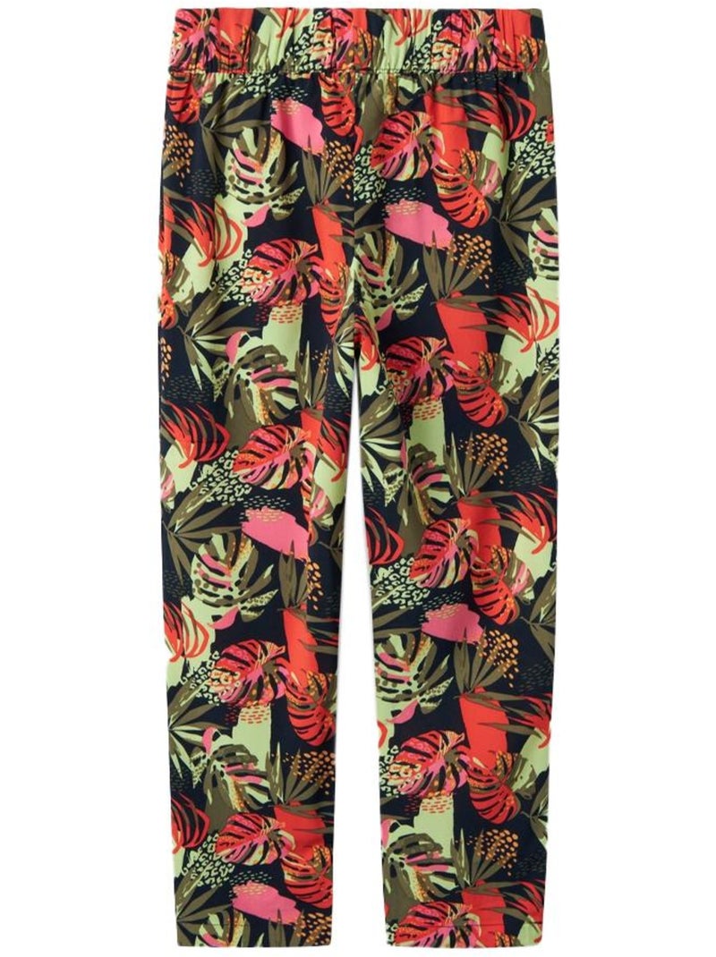 Pantalon  à Imprimés Fille Name it Vinaya Rouge - Kiabi