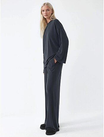 Pantalon à jambe droite à enfiler busem