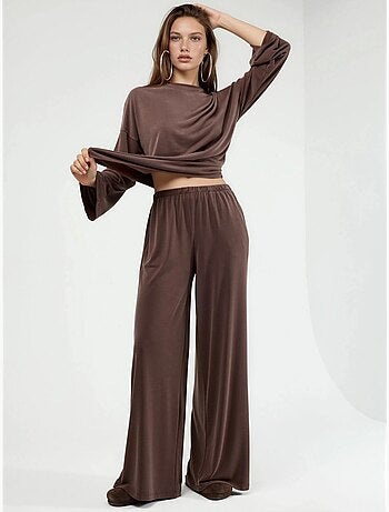 Pantalon à jambe droite à enfiler busem