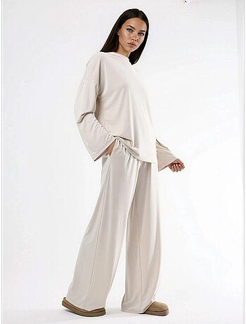 Pantalon à jambe droite à enfiler busem