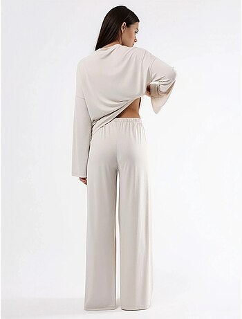 Pantalon à jambe droite à enfiler busem
