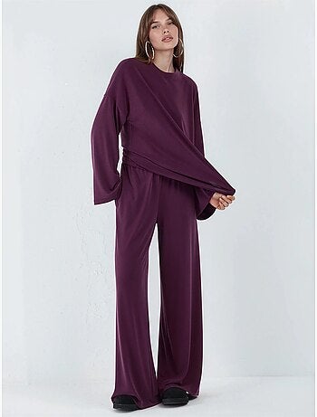 Pantalon à jambe droite à enfiler busem