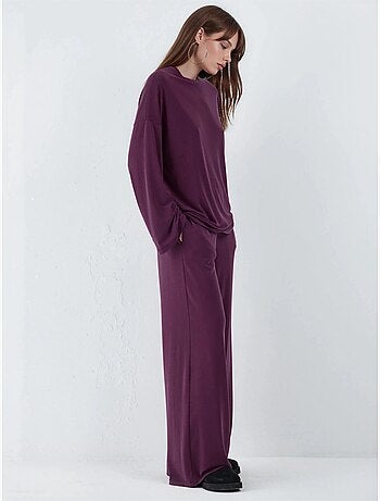 Pantalon à jambe droite à enfiler busem