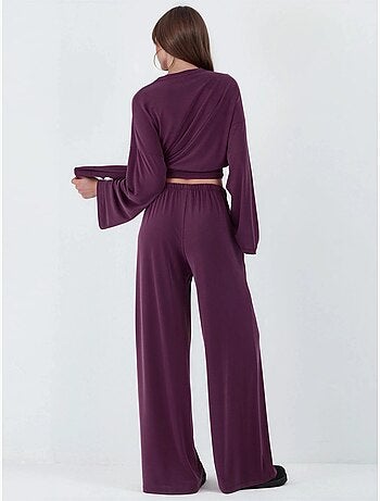 Pantalon à jambe droite à enfiler busem
