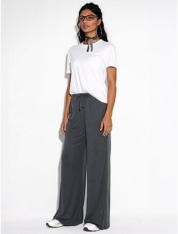 Pantalon à jambe large avec cordon de serrage busem