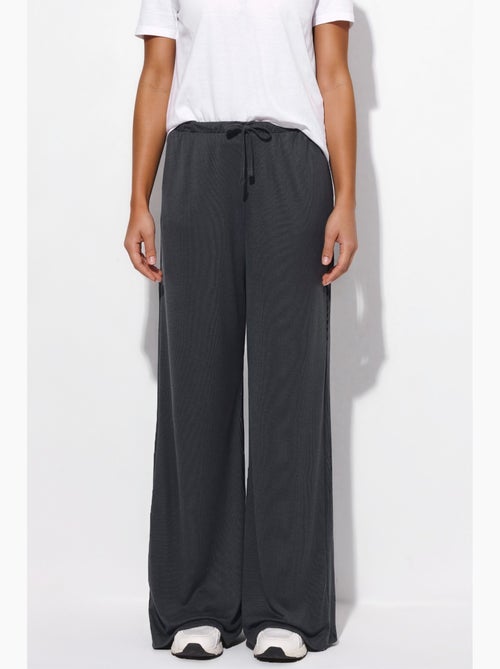 Pantalon à jambe large avec cordon de serrage busem - Kiabi