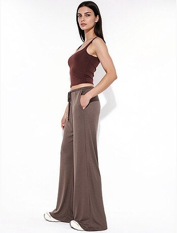 Pantalon à jambe large avec cordon de serrage busem