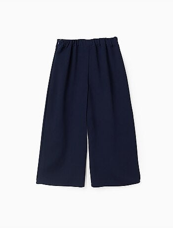Pantalon à jambe large avec plis à l'avant