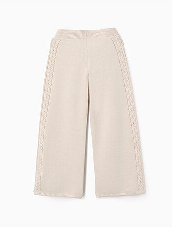 Pantalon à jambe large en maille B&S
