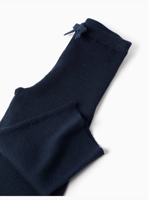 Pantalon à jambe large en maille côtelée - Kiabi Pantalon à jambe large en maille côtelée - Kiabi