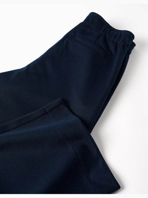 Pantalon à jambe large en maille interlock - Kiabi