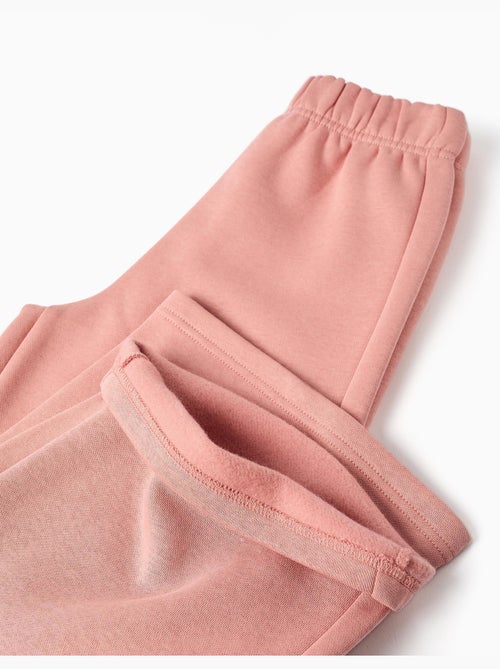 Pantalon à jambe large en molleton avec doublure en coton peigné - Kiabi