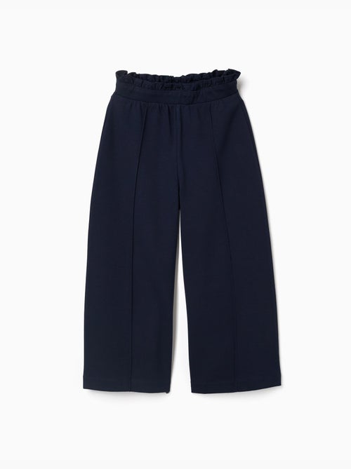 Pantalon à jambe large en ponte Roma - Kiabi